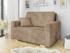 Canapea extensibilă Clovea Piano II (maro deschis) (cu sp. depozitare). Promo -17%. 1105507
