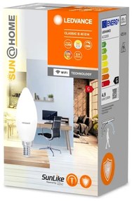 LED bec antibacteriană dimabilă B40 E14/4,9W/230V Wi-Fi - Ledvance