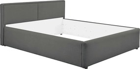 Cadru pat NEDIN 160x200, stofa clasica gri inchis - Maya 21