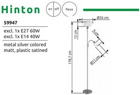 Lampadar, Lampa de podea HINTON
