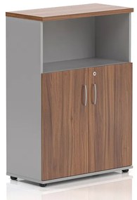 Dulap mediu Visio LUX 80 x 38,5 x 113 cm, nuc