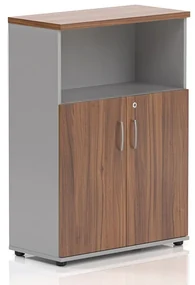 Dulap mediu Visio LUX 80 x 38,5 x 113 cm, nuc
