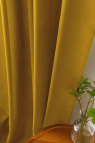 Draperie mustar cu rejansa OXFORD 140x250 cm