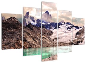 Tablou cu lac montan (150x105 cm)