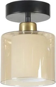 Lustra 846STL5227, negru/transparent, sticla/metal, 15x20 cm