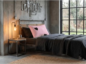 Fata de perna din polibumbac CORAZON POLY 50x70 cm, roz