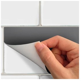 Autocolante pentru gresie 30 buc. 20x10 cm Subway Tiles Grey – Ambiance