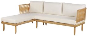 Set mobilier de grădină Crema (lemn deschis). 1078513
