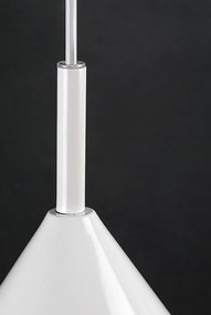 Pendul design industrial Jarod alb