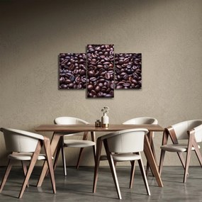 Tablou cu boabe de cafea (90x60 cm)