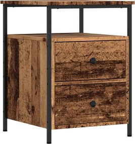 vidaXL Noptieră, lemn vechi, 44x45x60 cm, lemn prelucrat