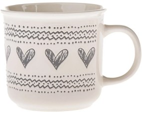 Ceașcă de ceramică Inimioare III, 450 ml