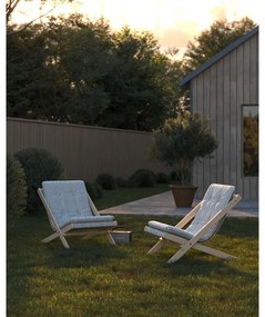 Fotoliu pliabil Karup Design Boogie Raw/Clay Brown