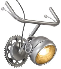 l Lampa de perete, design componenta bicicleta, fier