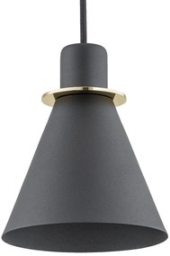Pendul modern design retro Beverly negru/auriu