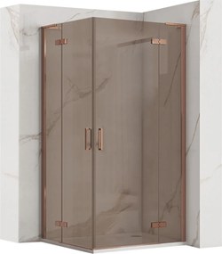 Cabina dus REA Hugo Double 80x100 Copper Brush