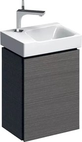 Dulap baza pentru lavoar suspendat Geberit Xeno2 gri 1 usa 38 cm