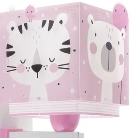 Aplică pentru copii JUNGLE 1xE27/15W/230V roz Dalber 63119S