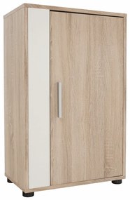 Mobilier de perete de living, alb/arinsonoma, ASOLE NEW
