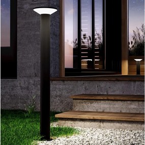 Eglo 901842 - Lampă LED de exterior RIGOSA, 10 W, 230 V, 100 cm, IP44, neagră