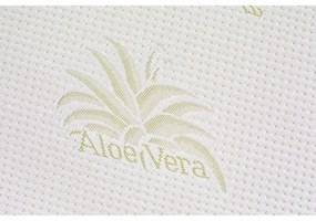 Topper saltea Aloe Vera Therapy Memory Arctic Gel 7 zone de confort, Green Future, 80x200 cm