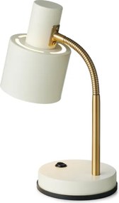 Halo Design 746910 - Lampă de masă VOGUE 1xE27/40W/230V crem/alamă