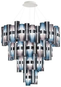 Lustra LED Art Deco de dimensiuni mari, realizata manual LA LOLLO 4XL Gradiet