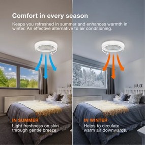 Osram - Corp de iluminat LED RGB reglabil cu ventilator MURLAN LED/26W/230V 3000-6500K + telecomandă