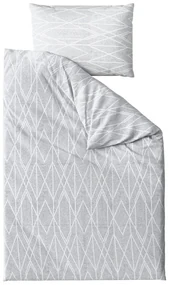 Lenjerie de pat din bumbac Renforcé GRAY STRIPES gri Dimensiunile lenjeriei: 70 x 90 cm | 140 x 200 cm