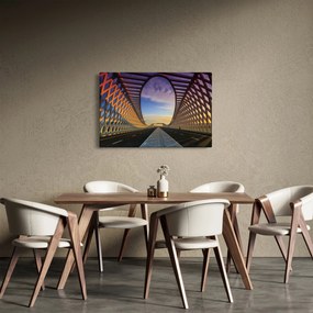 Tablou - Pod cu arhitectură modernă (90x60 cm)
