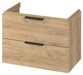 Cersanit S598-047-DSM - Dulap suspendat sub lavoar MALIKA 80x45 cm, stejar