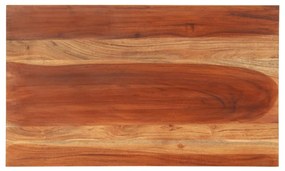 285992 vidaXL Blat de masă, 60 x 100 cm, lemn masiv sheesham, 25-27 mm