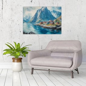 Tablou - Sat norvegian (70x50 cm)