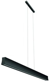 Lustra LED suspendata design liniar HANOK 38W 4000K neagra