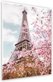 Tablou imprimat pe pânză Styler Romantic Eiffel, 100 x 75 cm