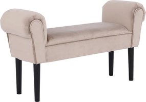 Bancă, catifea Velvet, grej/negru, BURDA