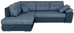 Colțar Boston 125 Cutie de pat, 269x219x90cm, 166 kg, Picioare: Plastic