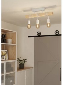 Eglo 44082 - Lustră aplicată TOWNSHEND, 3xE27, 60W, 230V