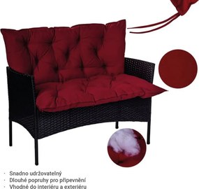 STILISTA Pernă de bancă, 98 x 100 x 8 cm, albastru