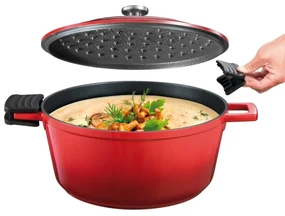 Oală cu capac Tescoma BORDEAUX 24 cm,  4,7 l, 24 cm