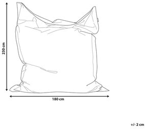 Sac de șezut 180x230cm Xxl (galben). 1009264