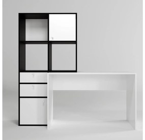 Masă PC Canny (Alb + Negru). 1088636