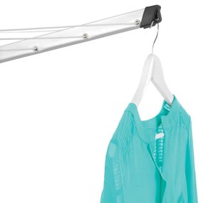 Uscator de rufe pentru exterior Brabantia Essential 1003460, 30 m, Baza pentru beton, Husa, Rezistent la coroziune, Inox