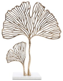 Statuetă din metal (înălțime 48 cm) Leaf – Light &amp; Living