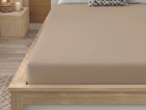 Cearsaf din microfibra MICROVELLE bej 90x200 cm