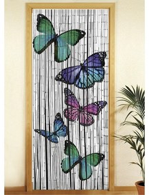 Perdea de ușă din bambus 200x90 cm Butterflies - Maximex