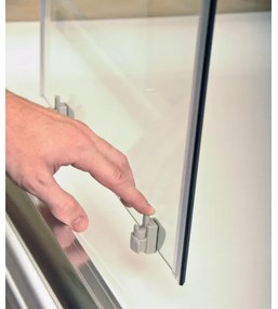 Ravak 3B270U00Z1 - Cabină de duș BLIX, cu 4 elemente, cu formă de sfert de cerc, 90 x 90 cm, crom mat