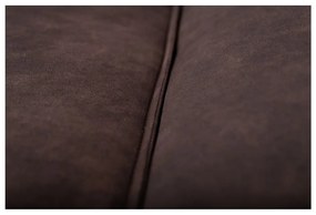 Canapea maro cu tapițerie din imitație de piele 164 cm Copenhagen – Scandic