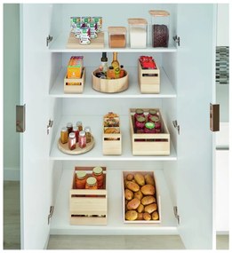 Organizator de bucătărie din lemn paulownia iDesign, ø 26,7 cm