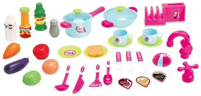 Bucătărie Baby Mix Little Chef roz, 87 x 64 x29 cm.